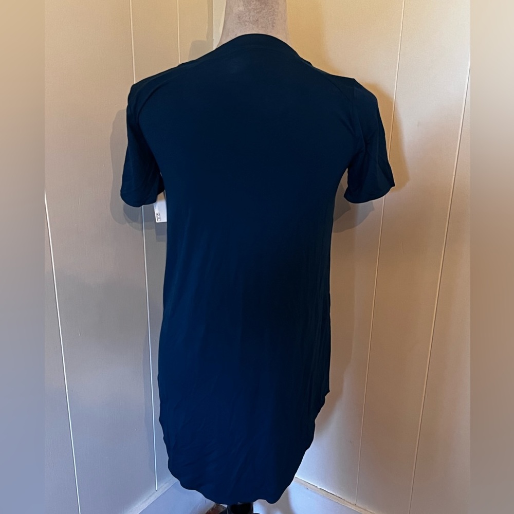 NWT Daily Ritual Dark Teal Tunic Top, XS - Picture 3 of 6
